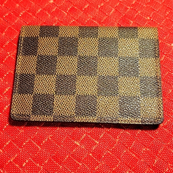 💯Authentic Louis Vuitton cardholder vintage Damier Ebene - Picture 3 of 12